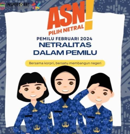 Foto : Ilustrasi ASN dan Kepala Desa serta Perangkat Desa harus netral dalam pemilu Tahun 2024. (Istimewa)