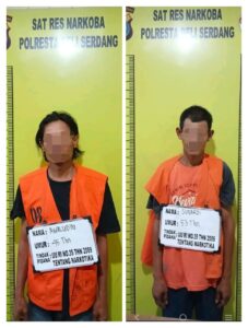 Polresta Deli Serdang Tangkap 2 Orang Pemakai Sabu