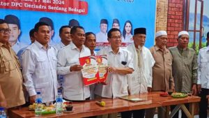 Ketua Partai Gerindra Sergai Kagumi Kepemimpinan Darma Wijaya