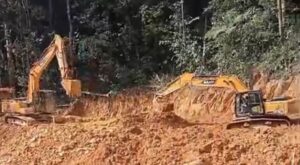 Diduga Ilegal, Warga Hentikan Aktifitas PETI Di Sale Baru