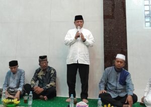 Ratusan Jamaah Pengajian Bahagia Ketemu Tokoh Masyarakat Deli Serdang HM Ali Yusuf Siregar