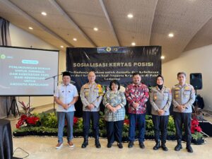 Sosialisasi Kertas Posisi Perlindungan Hukum untuk Jurnalis dan Kebebasan Pers Bagi Anggota Polri