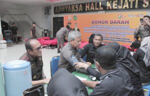 Meriahkan HBA ke-64, Kejati Sumut Gelar Donor Darah