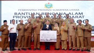 Pemprov Sumut Salurkan Bantuan Rp250 Juta Untuk Bencana Alam di Sumatera Barat