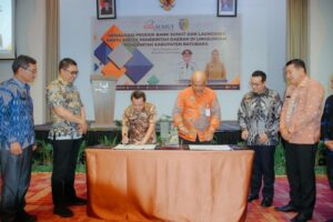 Pemkab Batu Bara dan Bank Sumut Launching Kartu Kredit Pemerintah Daerah