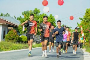 Fun Run 7K Sambut HUT ke-79 RI di Replika Istana Sultan Serdang