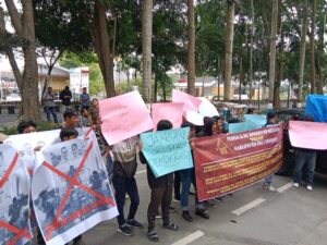 Masa PAGAR Demo Geruduk Kantor Bupati Deli Serdang Tuntut Pejabat Cawe Politik Ditindak