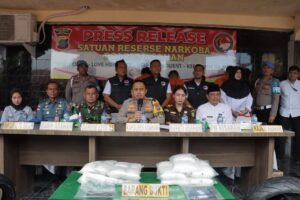 Sat Resbarkoba Polres Asahan Berhasil Gagalkan Penyeludupan Sabu 18 Kg dari Malaysia