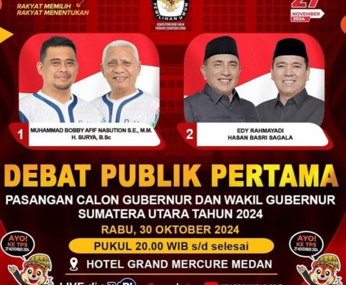 KPU Sumut Rampungkan Debat Publik Pertama Pilkada 2024