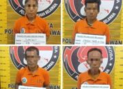 Polres Pelabuhan Belawan Gerebek Narkoba di Tanjung Mulia, 4 Orang Ditangkap (Polres Belawan)