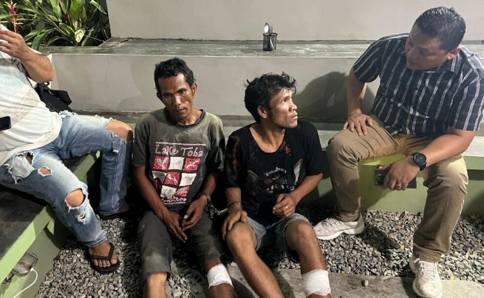 2 Pelaku Maling Hp Ditembak, Nekat Pukul Polisi Saat Ditangkap (Foto: Polsek Patumbak)