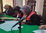 Sidang kasus narkotika jenis ganja di PN Medan. (Ist)