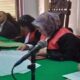 Sidang kasus narkotika jenis ganja di PN Medan. (Ist)