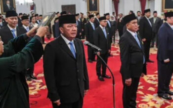 Prabowo Resmi Lantik Jajaran Menteri Kabinet Merah Putih. (FOTO: Antara Foto)