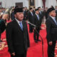 Prabowo Resmi Lantik Jajaran Menteri Kabinet Merah Putih. (FOTO: Antara Foto)