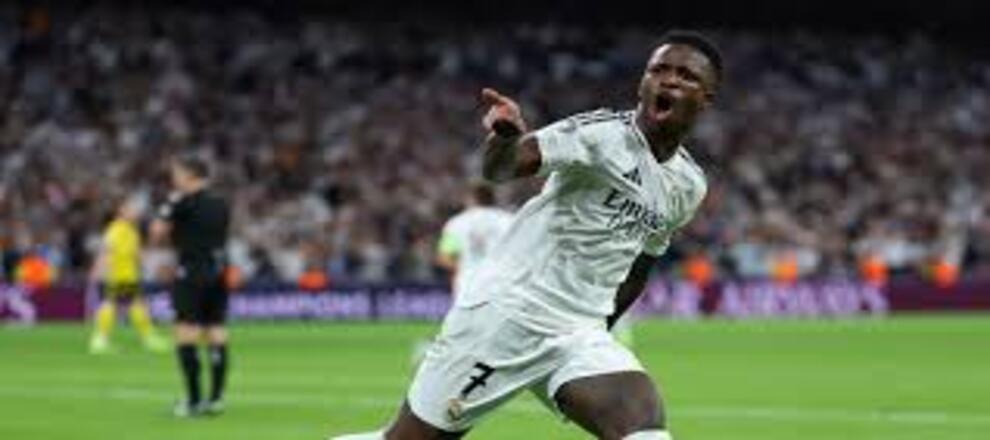 Vinicius Jr, Real Madrid, Borussia Dortmund, Vinicius Hattrick, Ballon d'Or, Real Madrid vs Borussia Dortmund, Carlo Anceloti