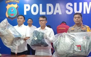 Tim Jatanras Direktorat Reskrimum Polda Sumut berhasil menangkap pengusaha berinisial JO warga Kota Pematangsiantar karena melakukan tindakan penganiayaan terhadap kekasihnya hingga tewas. (FOTO: Poldasu)