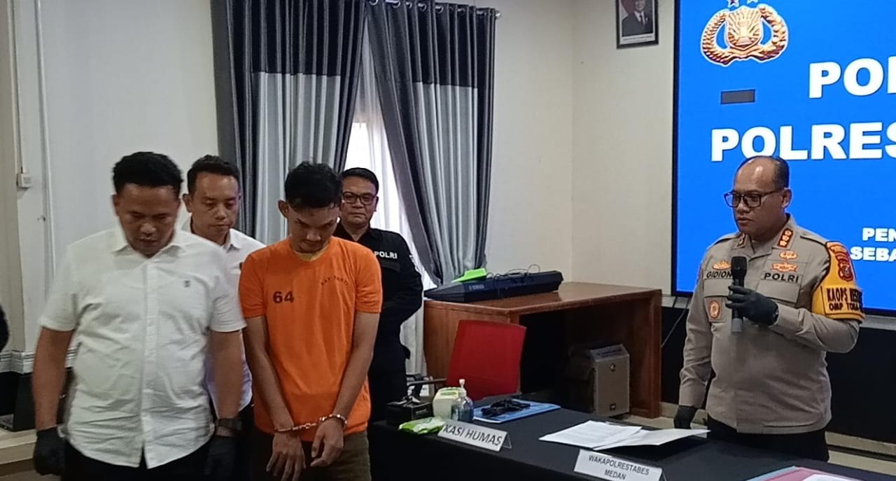 Pelaku penjual narkoba, konten kreator asal Medan ditangkap polisi. (Ist)