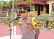 Kapolres Aceh Tamiang AKBP Muliadi Pimpin Apel Lepas Pergeseran BKO Polda Aceh