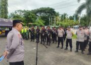 176 Personel Polres Aceh Timur Kawal Pleno Pilkada Tingkat Kabupaten