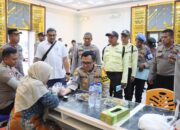 Sambut HUT Satpam ke 44, Polres Aceh Timur Laksanakan Donor Darah