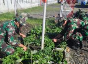 Satgas Yonif 715/Motuliato Giatkan Program Ketahanan Pangan di Perbatasan