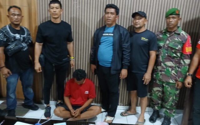 Intel Kodim DS Amankan Petani Edarkan Sabu di Pematang Cermin