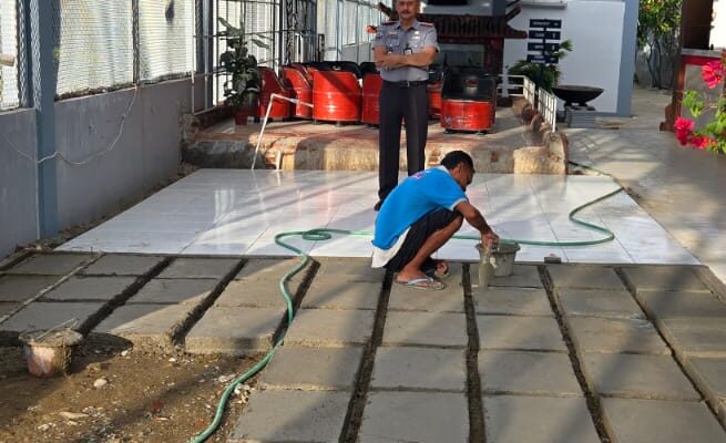 Kepala Lapas Banda Aceh Bangun Taman Inspiratif Bagi Pegawai