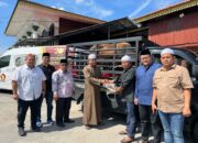 H. Sugiat Santoso Kurban Sapi di Persulukan Besilam Langkat