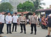 Bersama Satpol PP, Polsek Tanjung Pura Tertibkan Pedagang Di Sepanjang Jalan Protokol