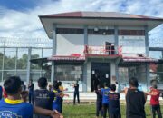 Keseriusan Demi menjaga Kesehatan, Warga Binaan Lapas Kelas IIA Banda Aceh lakukan Senam akhir pekan.