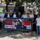 Era Gapeksindo Muda Gelar Pesan Moral Bentang Spanduk di Depan Kantor PUPR Sumut Minta Bobby Cuti