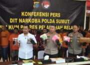 Polda Sumut dan Polres Belawan Ungkap 238 Kasus Narkoba