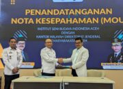 Teken MoU, Kanwil Ditjenpas Aceh dan ISBI Aceh Jajaki Kerja sama Strategis