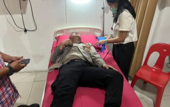 Beberapa Personil Polisi Alami Luka Saat Amankan Aksi Unjuk Rasa di DPRD Sumut 