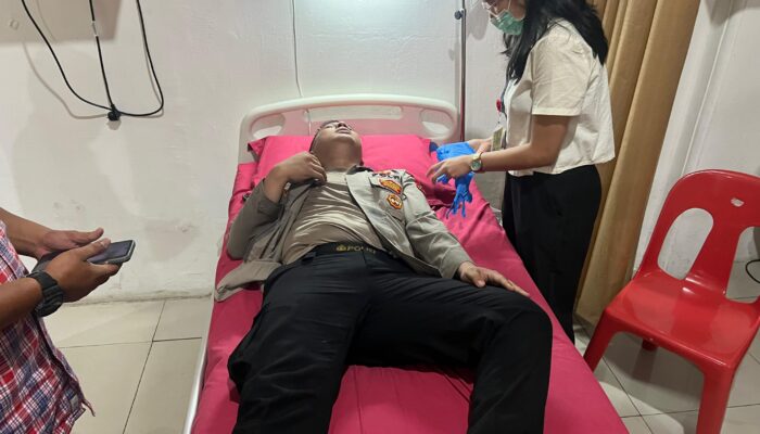 Beberapa Personil Polisi Alami Luka Saat Amankan Aksi Unjuk Rasa di DPRD Sumut 