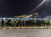 Patroli Gabungan Skala Besar TNI-Polri Kawal Keamanan Malam Akhir Pekan di  Medan