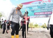 Wujudkan Swasembada Pangan, Polres Aceh Timur Tanam Jagung Serentak Kuartal IV Tahun 2025