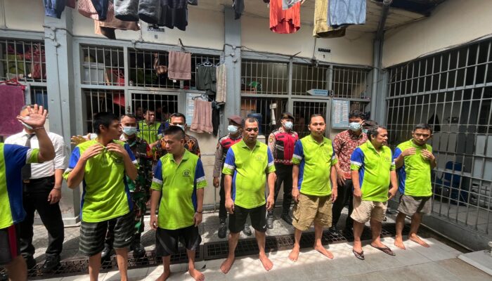Polres Palas dan Rutan Kelas IIB Sibuhuan Gelar Razia Gabungan,