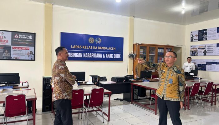 Kakanwil Ditjenpas Aceh, sambangi Lapas Kelas IIA Banda Aceh, Tinjau langsung Pelayanan bagi Warga Binaan
