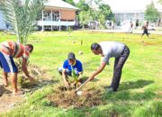Dukung Ketahanan Pangan,Lapas Kelas II Banda Aceh Gelar Penanaman Bibit Kelapa Genjah