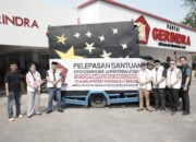 Gerindra Sumut Bersama Yayasan Hati Emas Indonesia Kirim 10 Ton Bantuan Sembako ke Tapteng