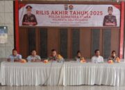 Rilis Akhir Tahun 2025 Polresta Deli Serdang , Tekan Angka Kejahatan dan Sukses Ungkap Peredaran Narkotika