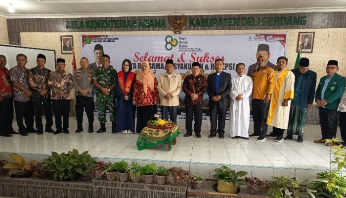 Polresta Deli Serdang hadiri Doa Bersama Hari Amal Bakti Ke 80 Kemenag Tahun 2026