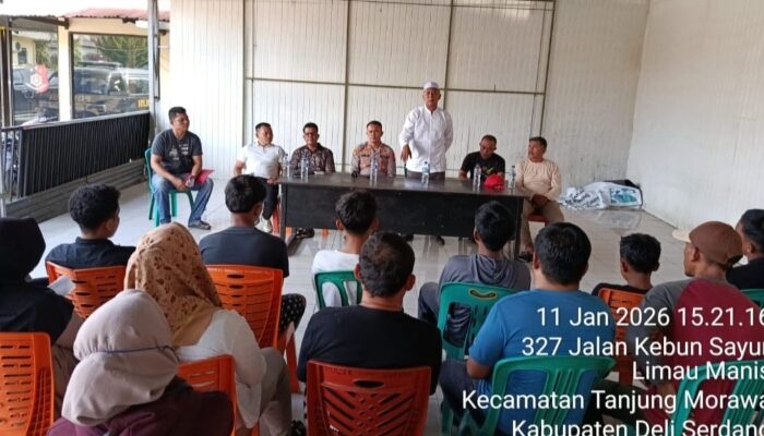 Kesigapan Polsek Tanjung Morawa Gagalkan Aksi Tawuran, Amankan 7 Orang Remaja dan Barang Bukti