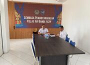 Kalapas Banda Aceh Ikuti Rapat Koordinasi Penempatan Display Hasil Karya WBP di Lokasi Pelayanan Keimigrasian
