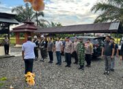 Sinergitas Polres Nagan Raya bersama TNI cegah Penambangan Illegal 