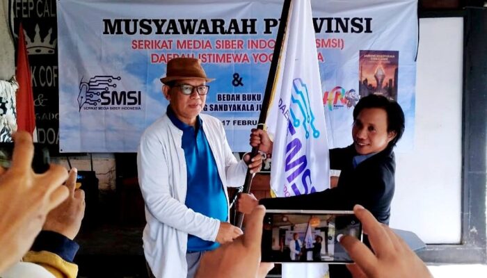 Jafarudin Resmi Pimpin SMSI DIY Masa Bakti 2026–2030: Buku Ambang Sandyakala Jurnalisme Dibedah