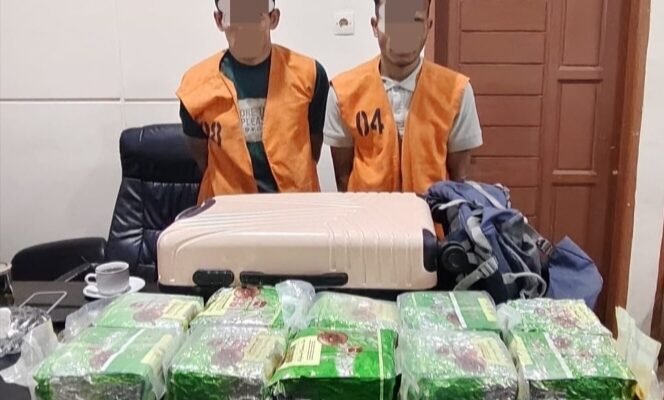 Satres Narkoba Polresta Deli Serdang Berhasil Gagalkan Pengiriman 21 Kg Sabu Lintas Provinsi, Dua Kurir Diamankan