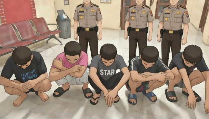 Hendak Tawuran 5 Anak Diamankan, Polresta Deli Serdang Lakukan Pembinaan